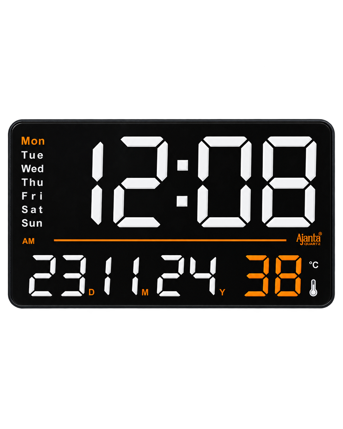 Ajanta Ajanta Multi-Colour Digital Wall Clock