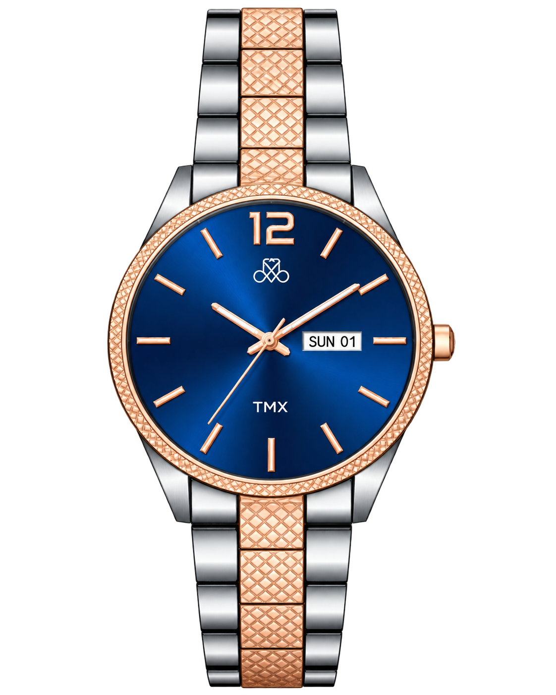 TMX TMX Royal Blue Rose Gold Men's Watch