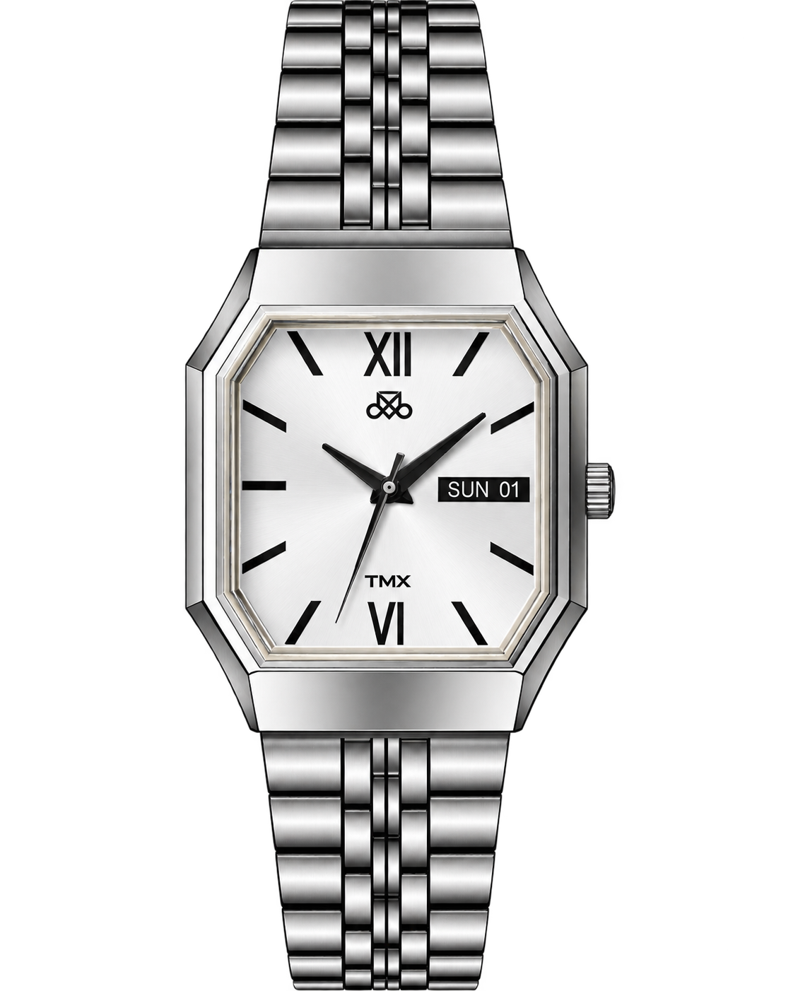 TMX TMX Silver Crest Men's Watch