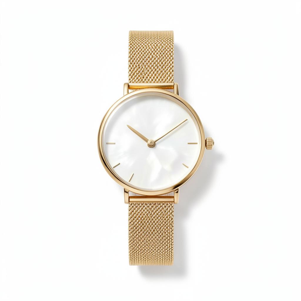 Timex Slim Gold Mesh Women's Watch